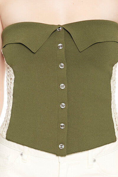 Crochet-Trim Tube Top - Image 3