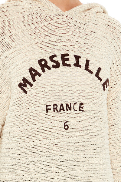 Marseille France Hooded Sweater - Image 3