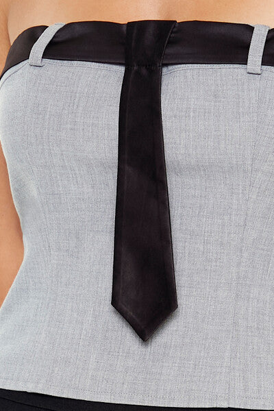 Necktie Tube Crop Top - Image 3