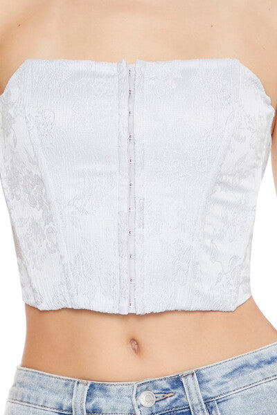 Floral Corset Tube Top - Image 3