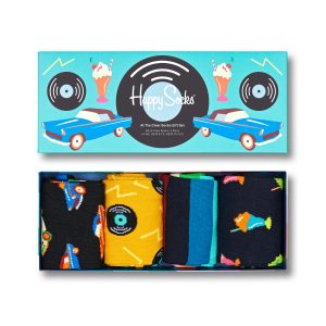 4-Pack At The Diner Socks Gift Set Multi